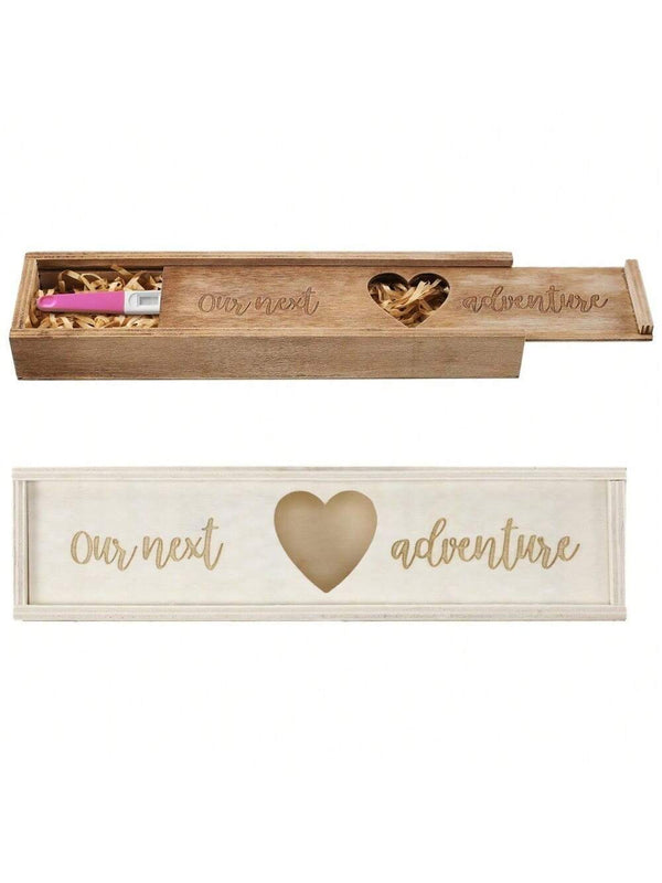 Testi i Shtatzënisë prej Druri & Kutia e Shpalljes së Befasive – Dhuratë e Përkryer për Prindërit në Pritje